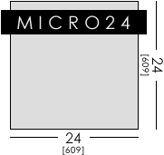 micro24 24" x 24" work area